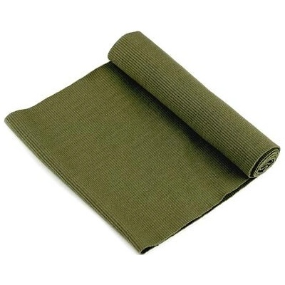 Náplet elastický žebrovaný (tunel 16x80cm) barva zelená khaki