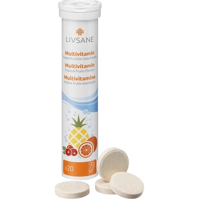 Livsane Multivitamín tbl eff tropik 20 ks
