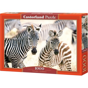 Castorland Пъзел Castorland от 1000 части - Млади зебри (C-105021-2)