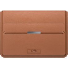 INVZI Leather Sleeve obal na MacBook Pro / Air 15 - 16'', hnedý CA121