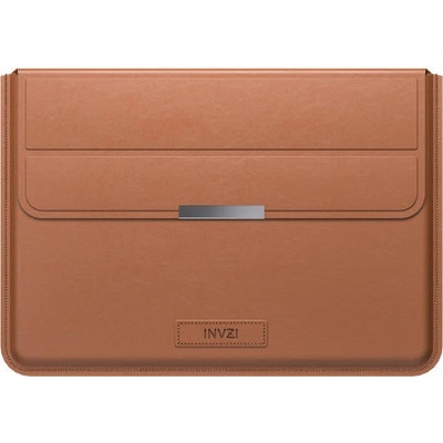 INVZI Leather Sleeve obal na MacBook Pro / Air 15 - 16'', hnedý CA121