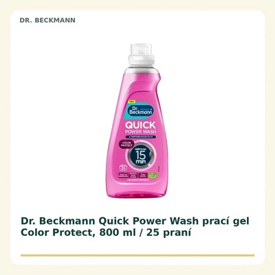 Dr. Beckmann Color Protect prací gel 800 ml 25 PD