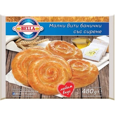 Белла България АД Малки вити банички със сирене Белла 480гр