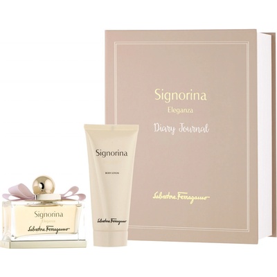 Salvatore Ferragamo Signorina Eleganza EDP 100 ml + telové mlieko 100 ml darčeková sada