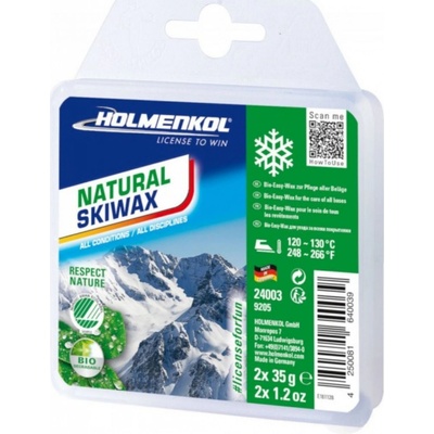 Holmenkol NATURAL SKIWAX 2x35g – Zboží Dáma