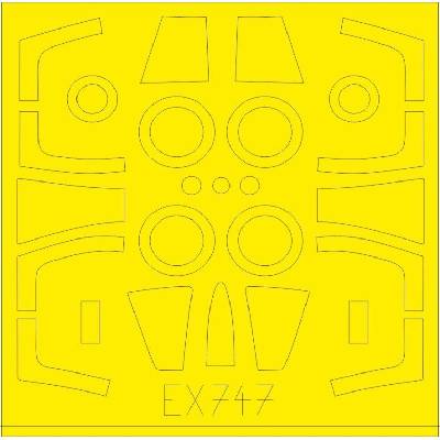 Eduard F 104DJ recommended for KINETIC EX747 1:48