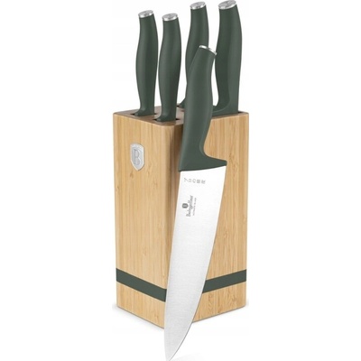 Berlinger Haus Sada nožů v bloku Matte Green 5 ks