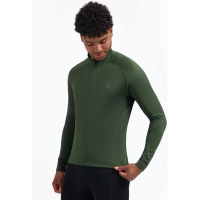 Rogelli Мъжка блуза с дълъг ръкав за колоездене Rogelli Essential II green