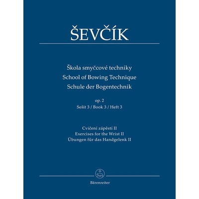 Škola smyčcové techniky op. 2, sešit 3 - Otakar Ševčík, Jaroslav Foltýn Editor