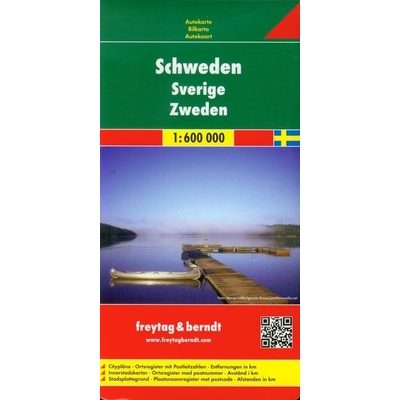 Automapa Švédsko 1:600 000