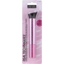 Real Techniques Pretty in Pink Angled Foundation kosmetický štětec na make-up pro ženy 1 ks