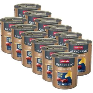 Animonda GranCarno Single Protein - конско 12 x 800г