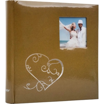 FANDY Fotoalbum 10x15 200 foto svatební Love 2 zlaté