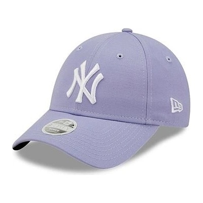 New Era Womens 9FORTY League Essential New York Yankees Lavender / White