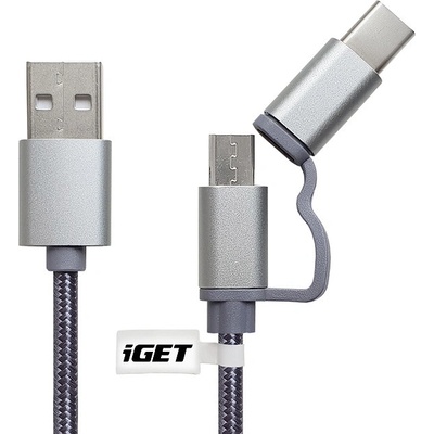 iGET 84000425 G2V1 - USB Micro USB/ USB - C