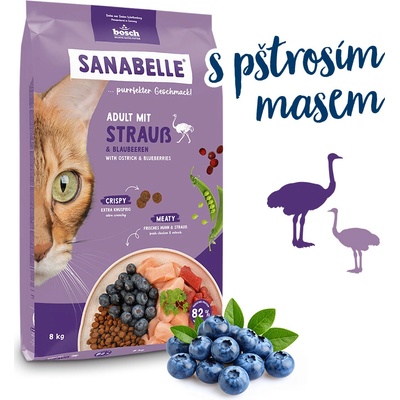 BOSCH Sanabelle Adult Ostrich 8 kg