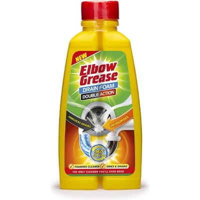 Elbow Grease Double Action Drain Foam čistič odpadů 2v1 500 ml