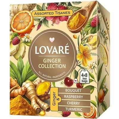 Lovaré Kolekce čajů Ginger Tea 32 ks