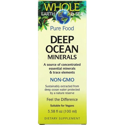 Natural Factors Whole Earth & Sea Deep Ocean Minerals, 100 ml, Natural Factors (35514 NF)