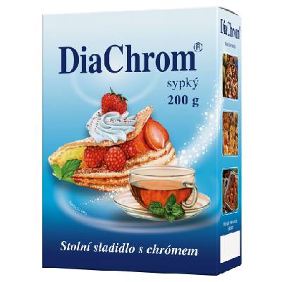 DiaChrom sypký nízkokalorické sladidlo 200 g