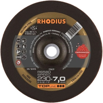 Rhodius Brusný kotouč 230 x 7 x 22,23 mm 210659