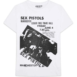 Sex Pistols Manchester Flyer White M Риза (SPTS18MW02)