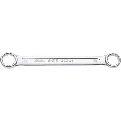 BGS technic Oboustranný očkový klíč velmi plochý 14 x 15 mm BGS 30334