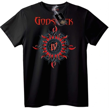 NOONEBRAND Тениска GODSICK IV символ - XL, Black