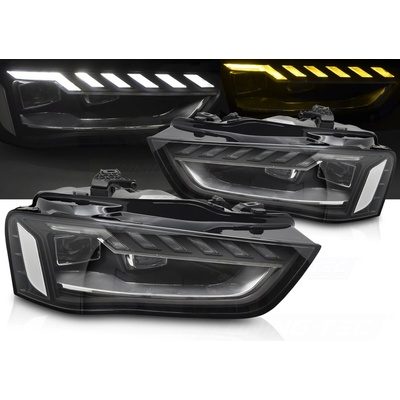 Predné Full LED svetlá Audi A4 B8 12-15 DRL