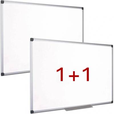 B2B Partner Bílá popisovací tabule na zeď, magnetická, 1200 x 900 mm, 1+1 ZDARMA