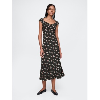 GAP Цветна макси рокля Americana GAP GAP | Cheren | ЖЕНИ | XXS