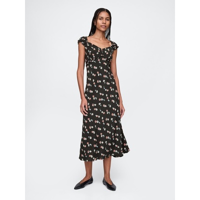 GAP Макси рокля с цветя GAP GAP | Cheren | ЖЕНИ | XXS