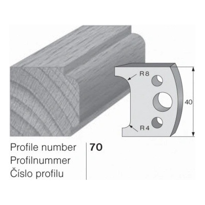 IGM profil 070 - pár omezovačů 40x4mm SP