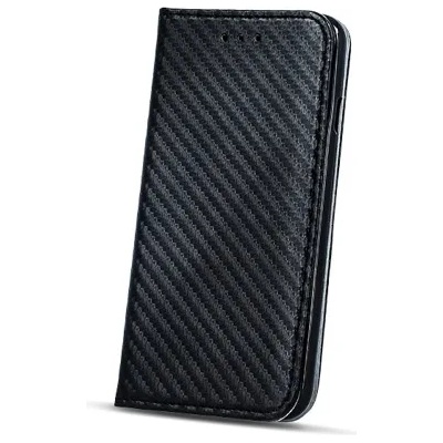 Samsung Страничен калъф тип тефтер за Samsung A530 A8 (2018) карбон черен