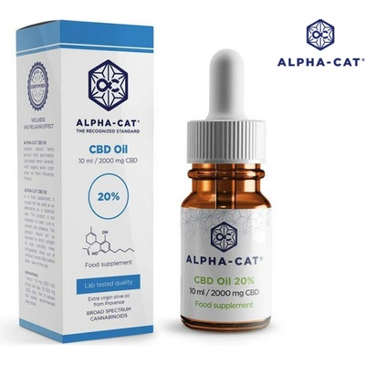 Alpha-CAT CBD Konopný olej 20% 10 ml 2000 mg