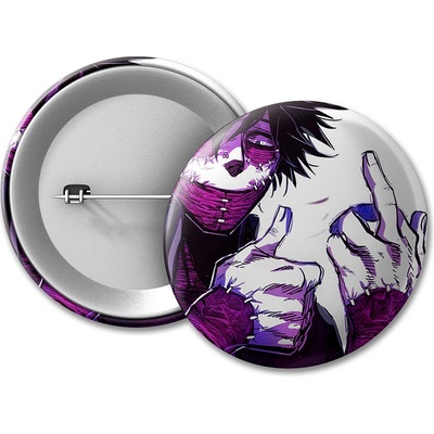 Boku no Hero Academia BNHA placka Harsh Dabi 50 mm