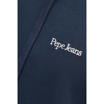 Pepe Jeans Памучен суичър Pepe Jeans SEDRIC P в тъмносиньо с качулка с принт PM582710 (PM582710)