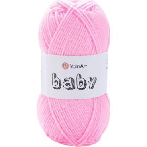 YARNART Baby 217 Pink Плетива прежда (Baby 217)