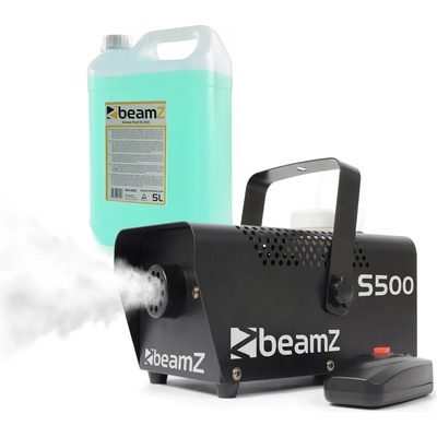 Beamz S500, генератор за мъгла, с течност за мъгла, 500 W, 50 m³ / min. (02450+28257) (02450+28257)