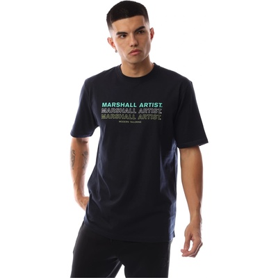 Marshall Artist Тениска Marshall Artist Men's Rept Logo Regular Fit T-Shirt - Navy