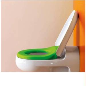 Laufen Florakids - Седалка за тоалетна, бяла/зелена H8910300720001 (H8910300720001)