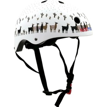 Kiddimoto Детска каска - Floral Llama (KMH105M)