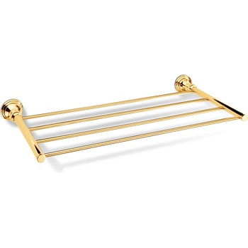 DECOR WALTHER Закачалка на релса за кърпи Decor Walther Classic с четири части 60 см злато (0512520)