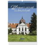 Lizzycalendar Стенен календар lizzycalendar b/4, вертикален, със спирална подвързия, „Унгарски замъци и дворци 2027 (7540226003)