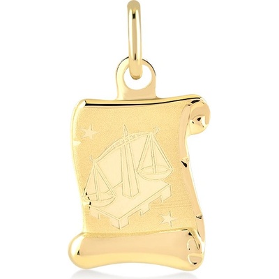 Lillian Vassago Zlatý přívěsek znamení Váhy LLV37 GP015