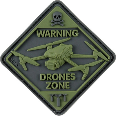 Nášivka M-Tac Drone Zone 3D - olivová-černá