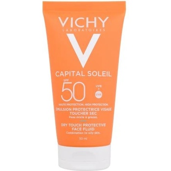Vichy Capital Soleil Dry Touch Protective Face Fluid SPF50 матиращ флуид за лице с висока uv защита 50 ml унисекс
