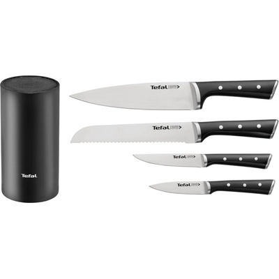 Tefal ICE FORCE Sada nožů 4 ks a plastový blok K2325S75 – Zboží Mobilmania