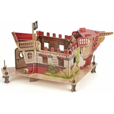 Papo - Фигурка за колекциониране и игра - Пиратска крепост (60254)