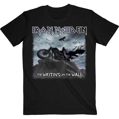 Iron Maiden tričko The Writing on the Wall Single Cover čierne